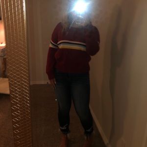 multi color sweater!